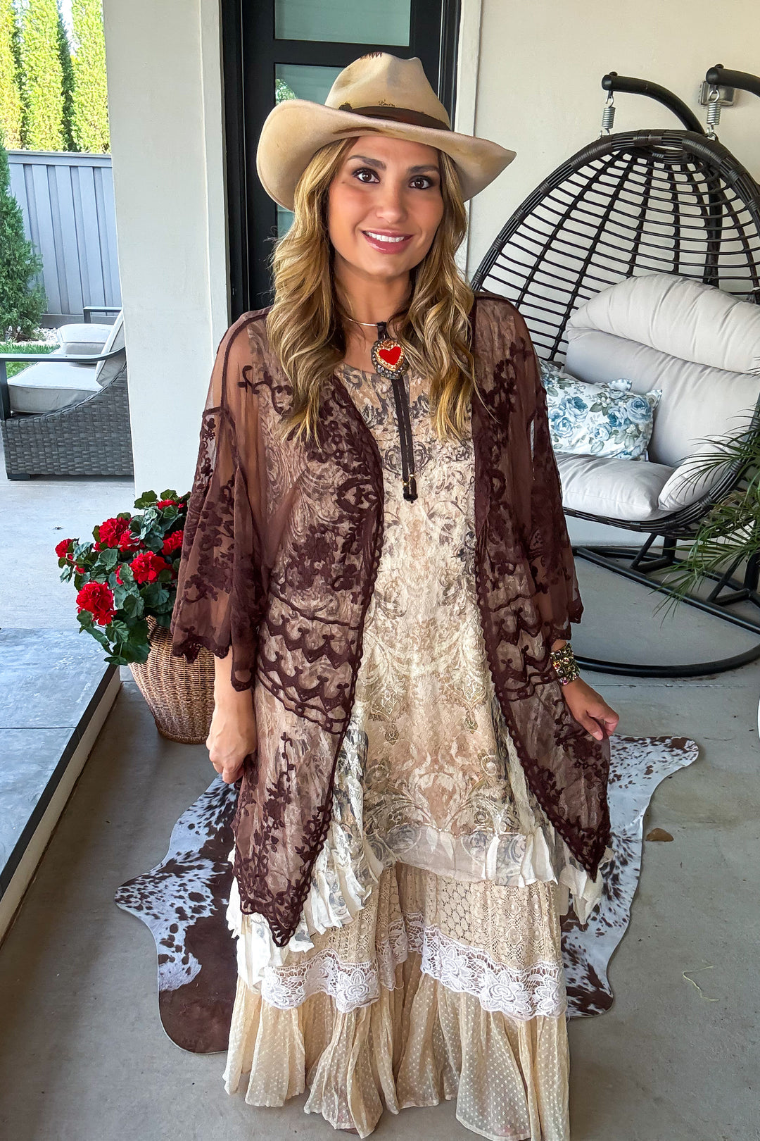 AHB EXCLUSIVE: Finding Perfection Kimono - Solid Brown