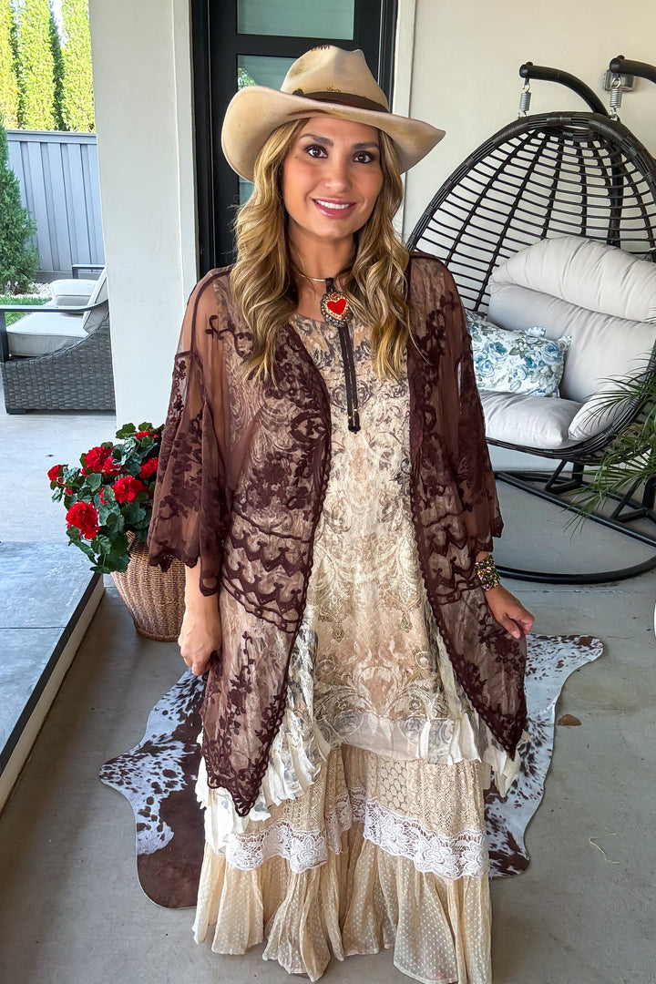 AHB EXCLUSIVE: Finding Perfection Kimono - Solid Brown