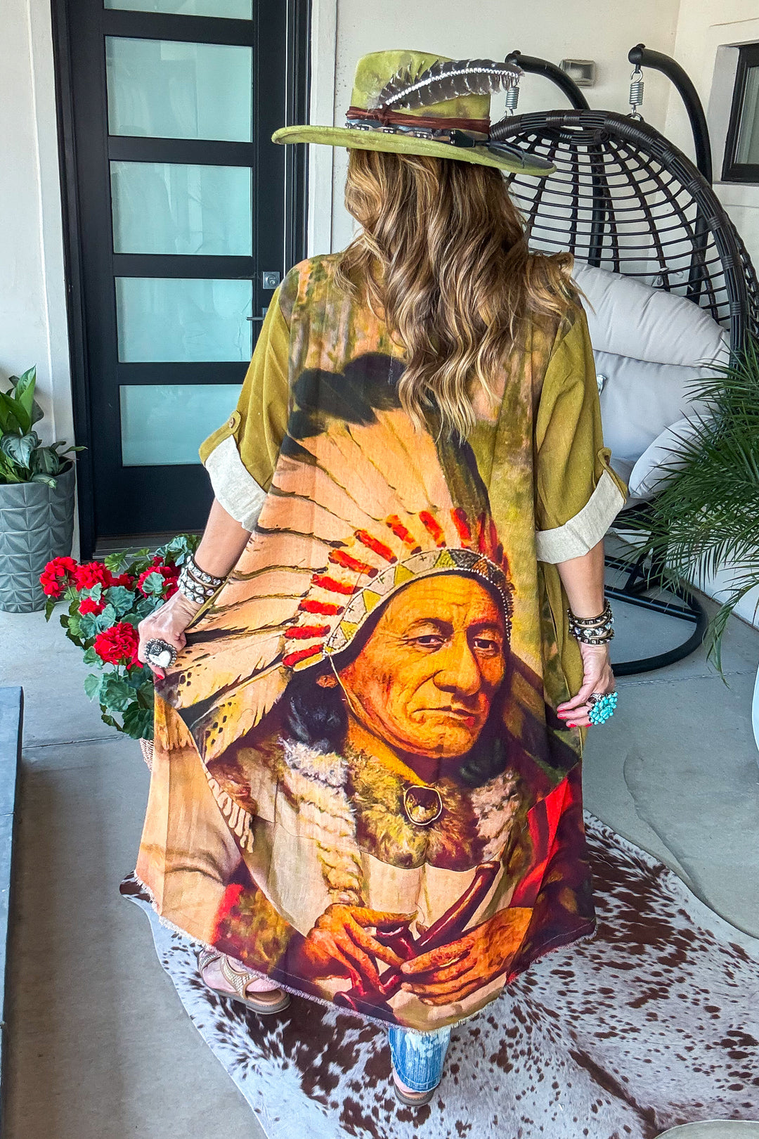 Sunflower Chief Duster - 100% Cotton