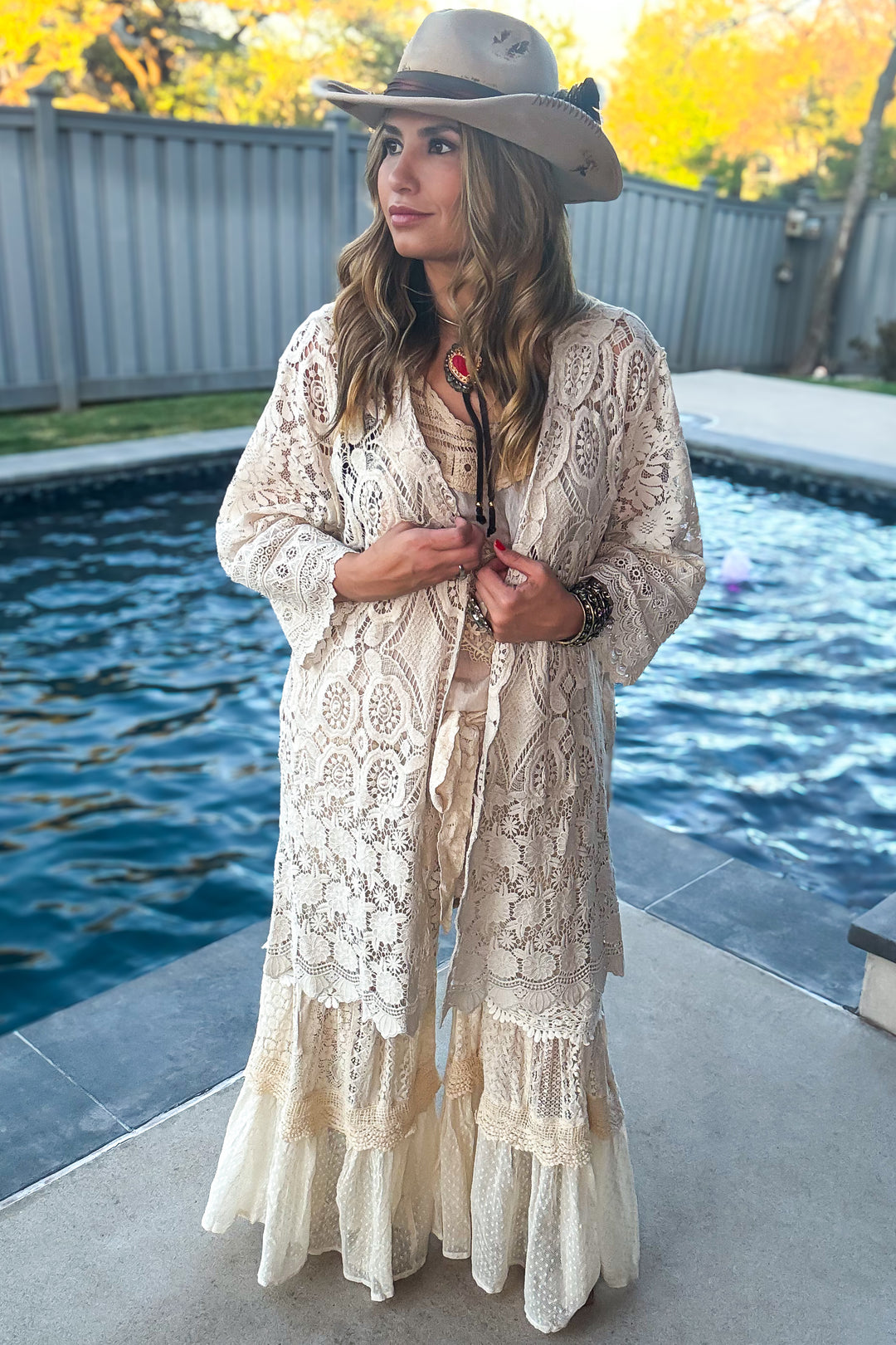 PRE ORDER: Timeless Grace Lace Duster - 100% COTTON - MADE IN USA
