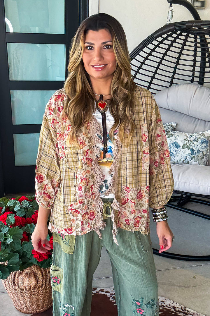 Wildflower Fountain Jacket - 100% Cotton