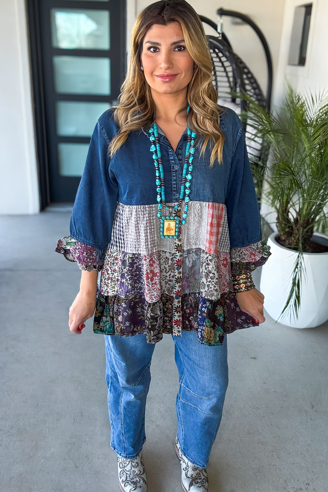 Just My Style Tunic -  Vintage - 100% Cotton