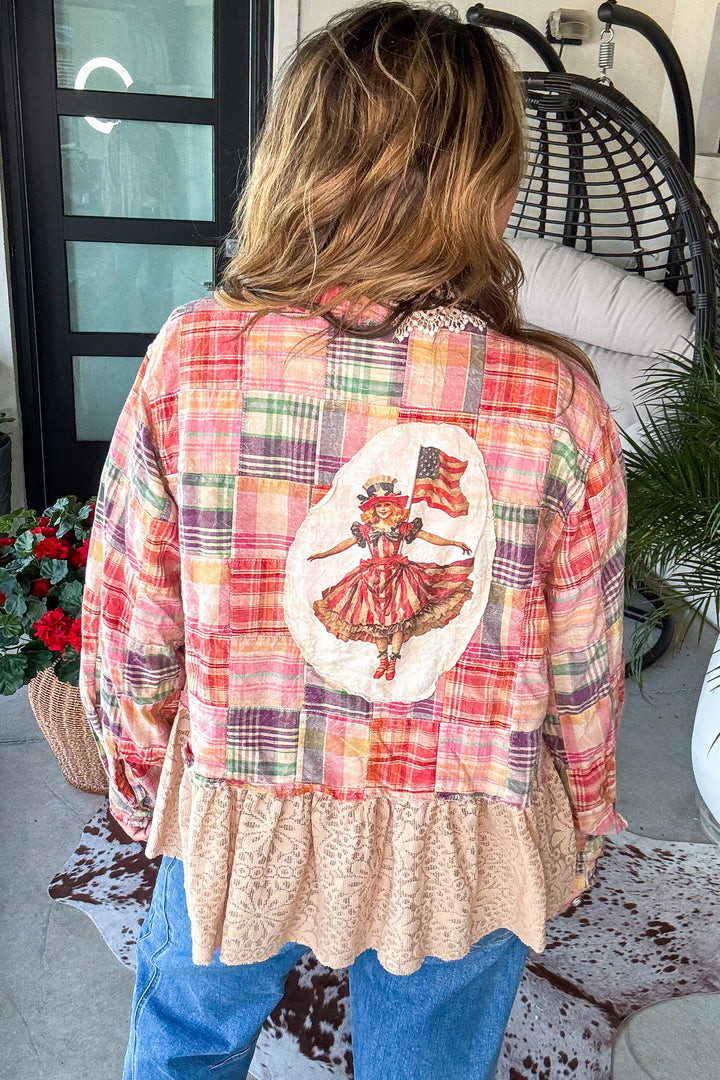 PRE ORDER: Freedom Belle Oversized Shacket - 100% Cotton