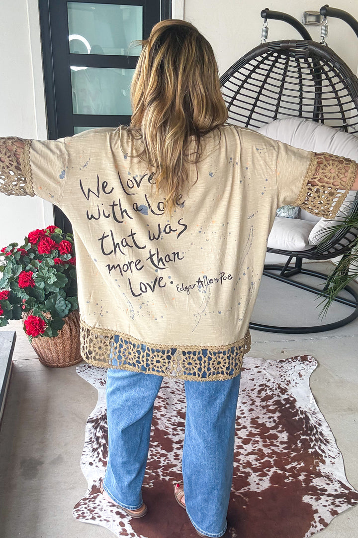 Free Spirit Love Cotton Oversized Tunic/Top – 100% Cotton - Made in USA
