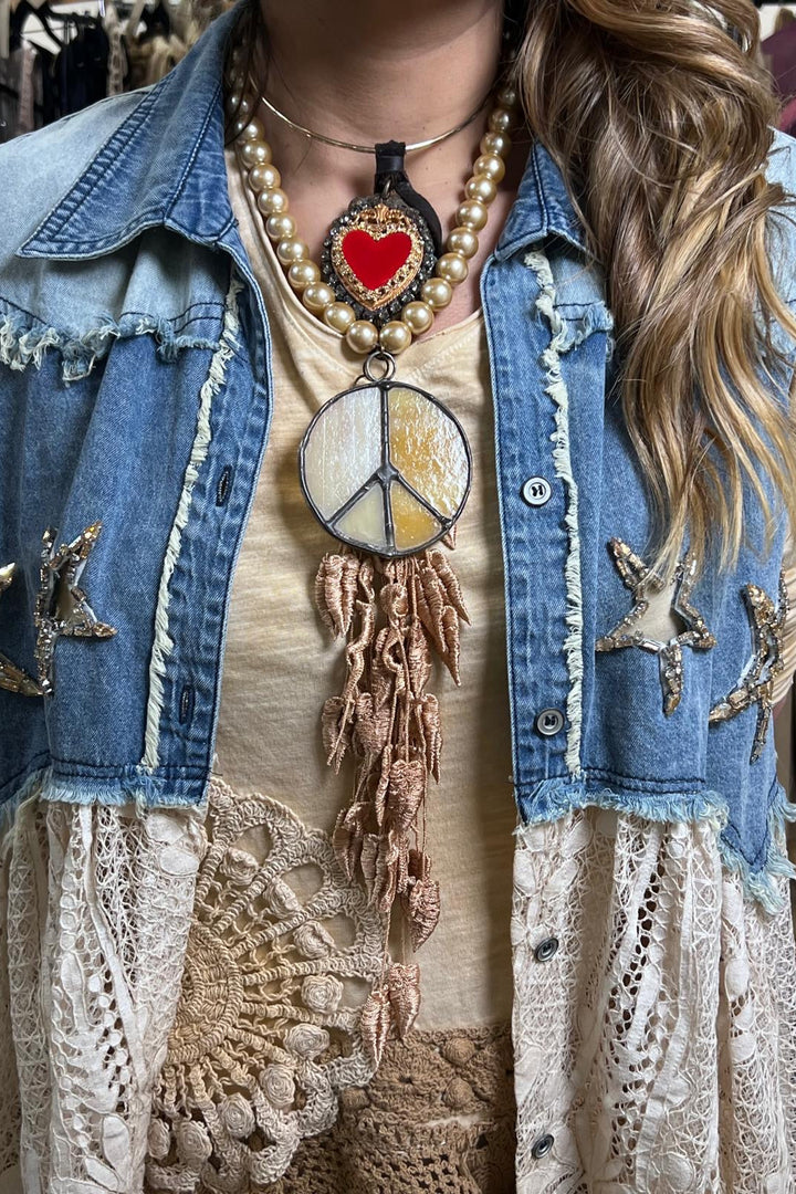 Peace Sign Necklace