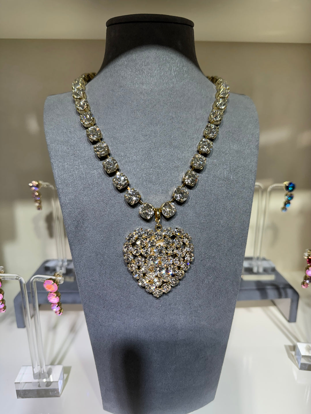 WAFA Heart Necklace - Clear