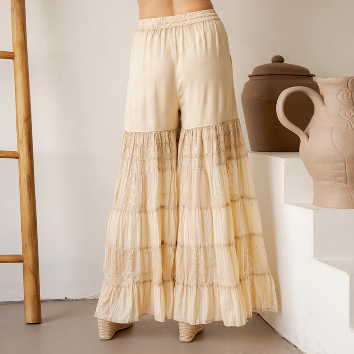 Chai Breeze Bell Pants - Latte