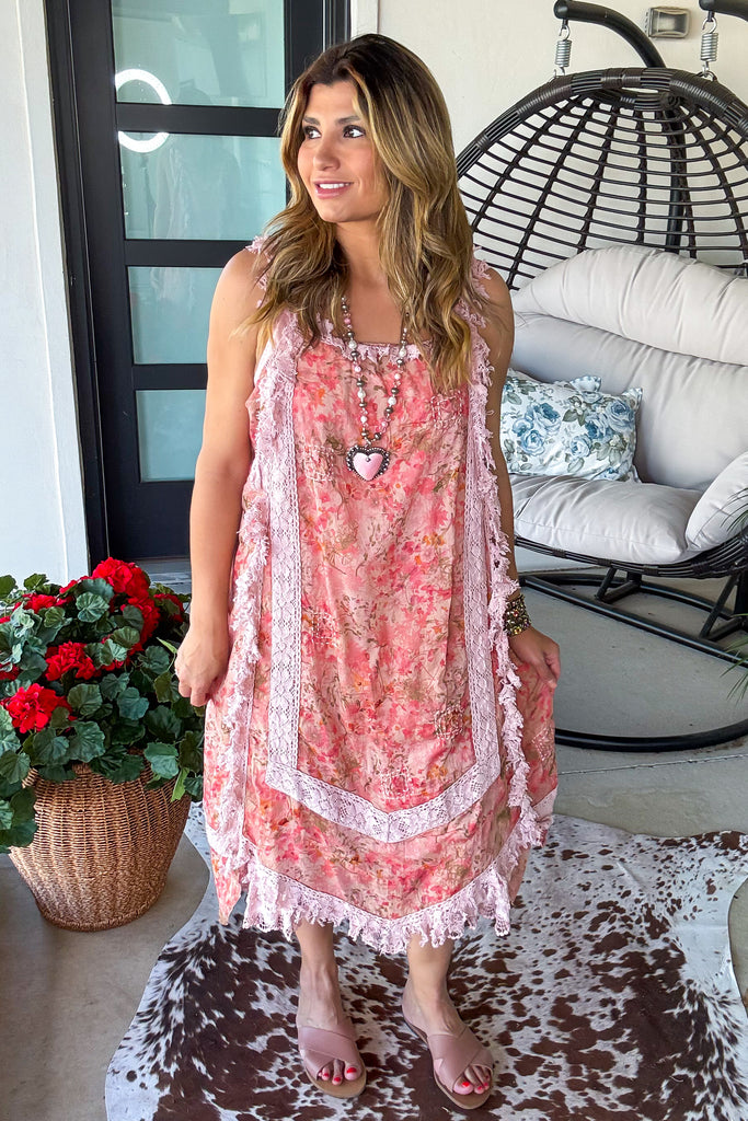 Ragtrim Wildflower Tank Dress - 100% Cotton - Floral