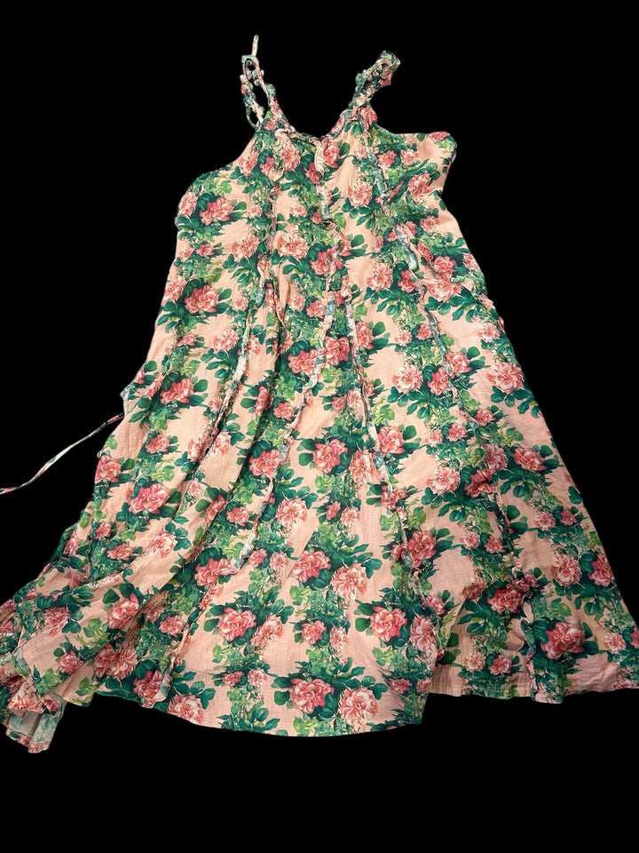 Roses and Dreams Maxi Dress - 100% Cotton - MADE IN USA