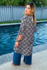 Retreat Ready Tunic  - Beige/Black -SALE