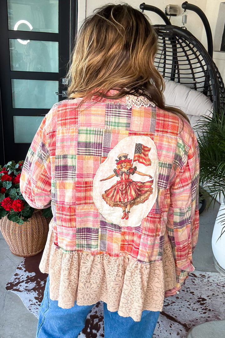 PRE ORDER: Freedom Belle Oversized Shacket - 100% Cotton