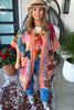 The Nepal Oversized Kimono - 100% Cotton - Peach