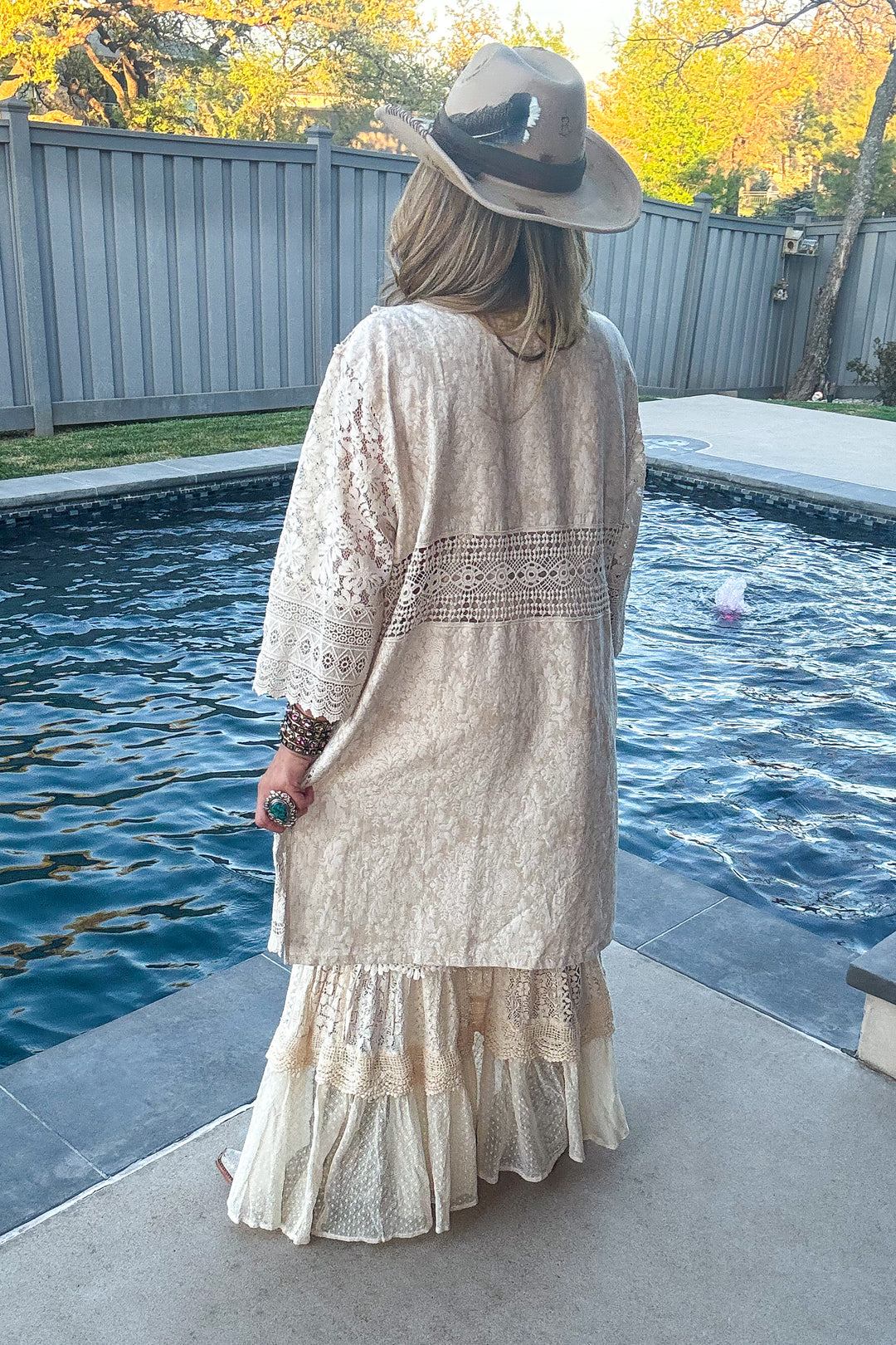 PRE ORDER: Timeless Grace Lace Duster - 100% COTTON - MADE IN USA