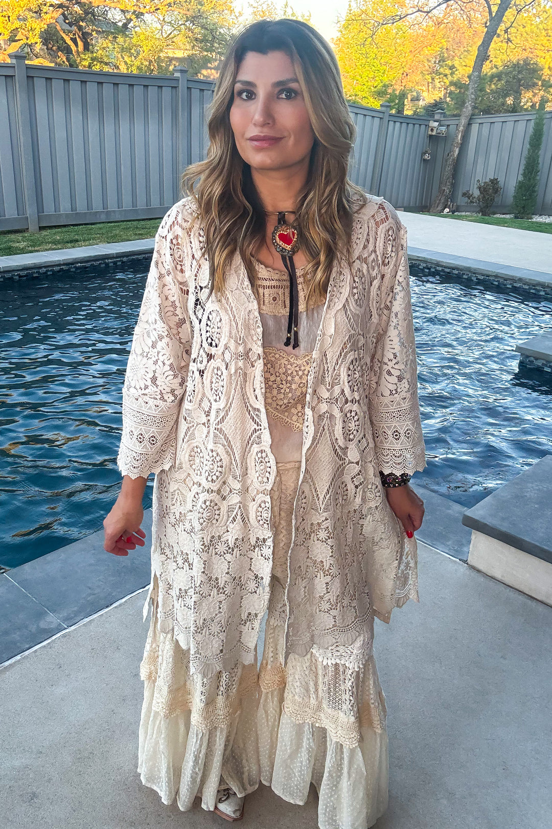 PRE ORDER: Timeless Grace Lace Duster - 100% COTTON - MADE IN USA