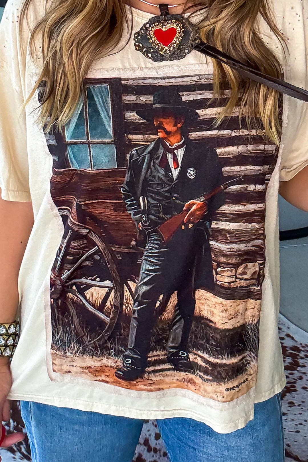 Sheriff Top - 100% Cotton  - Made in USA