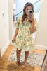 Spring Forward Dress - 100% Cotton - Sage