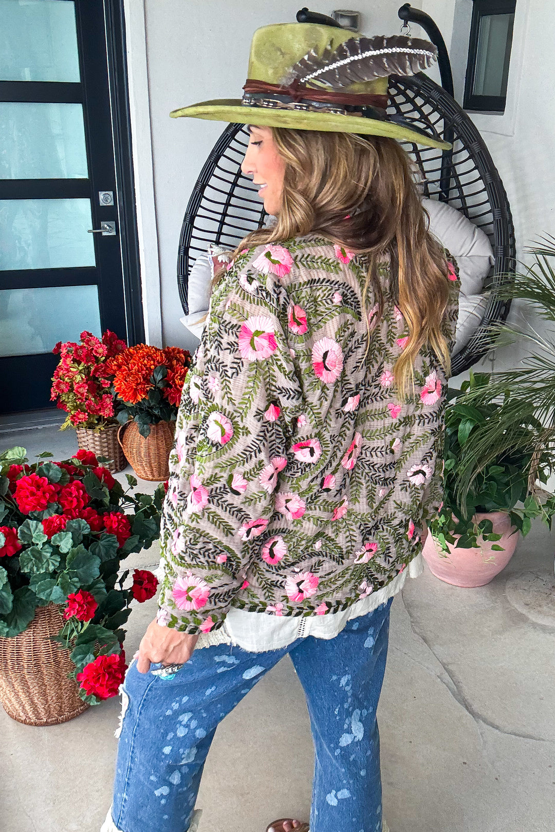 One of a Kind - Handmade - Secret Garden Cardigan - Final Sale