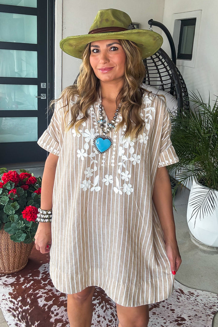 Driftwood Romance Dress - Natural
