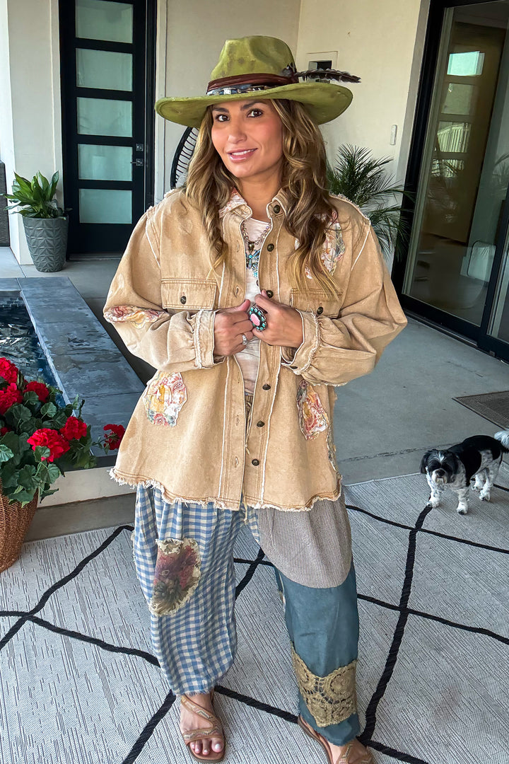 Prairie Patch Shacket - 100% Cotton
