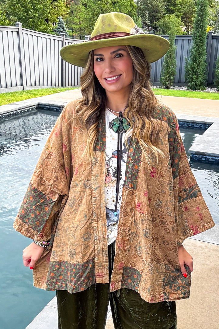 Golden Meadow Cardigan - 100% Cotton