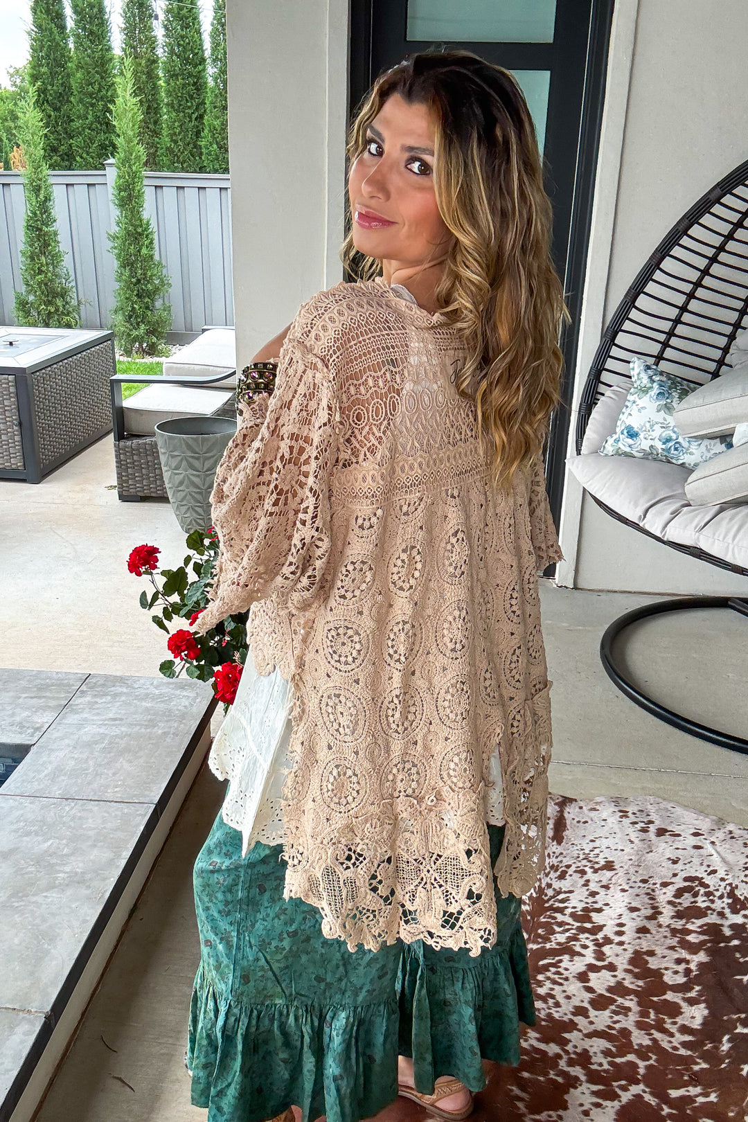 Whispering Details Split Tails Jacket - 100% Cotton - Made in USA - Arrives in 3 days