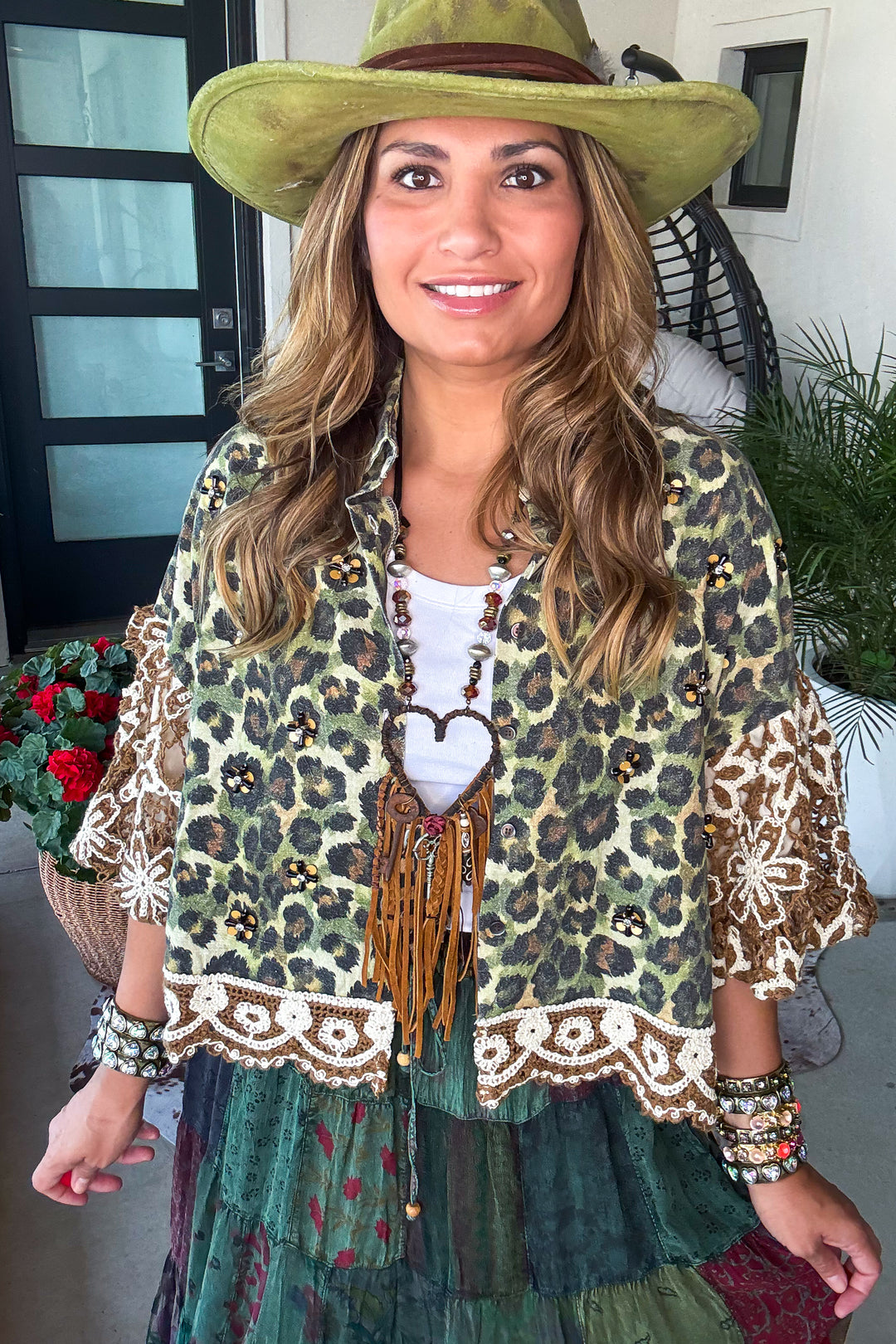 Bee Wild And Free Jacket - Leo - 100% COTTON