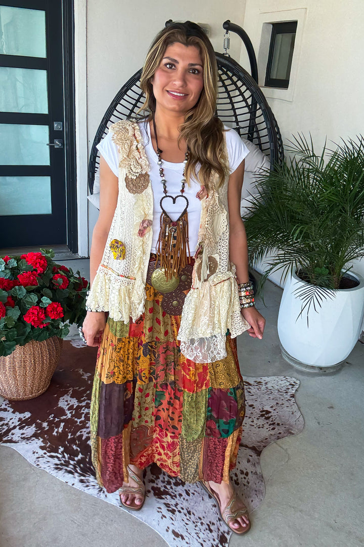 Tender Bloom Vest - 100% Cotton