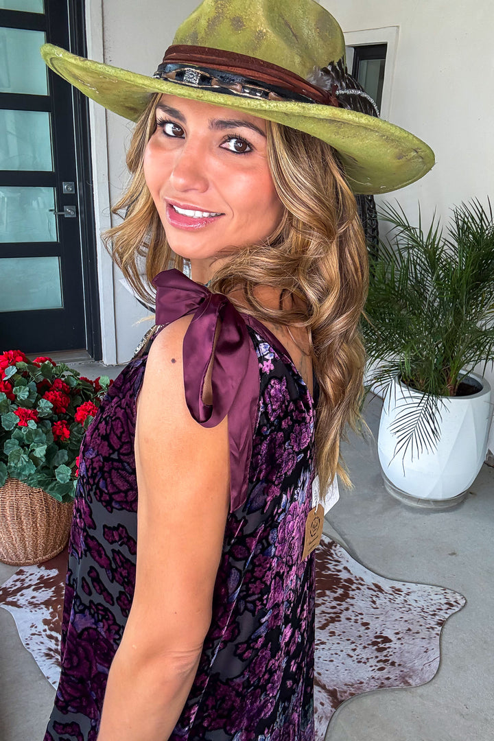 Evening Orchid Dress - Plum