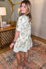 Spring Forward Dress - 100% Cotton - Sage