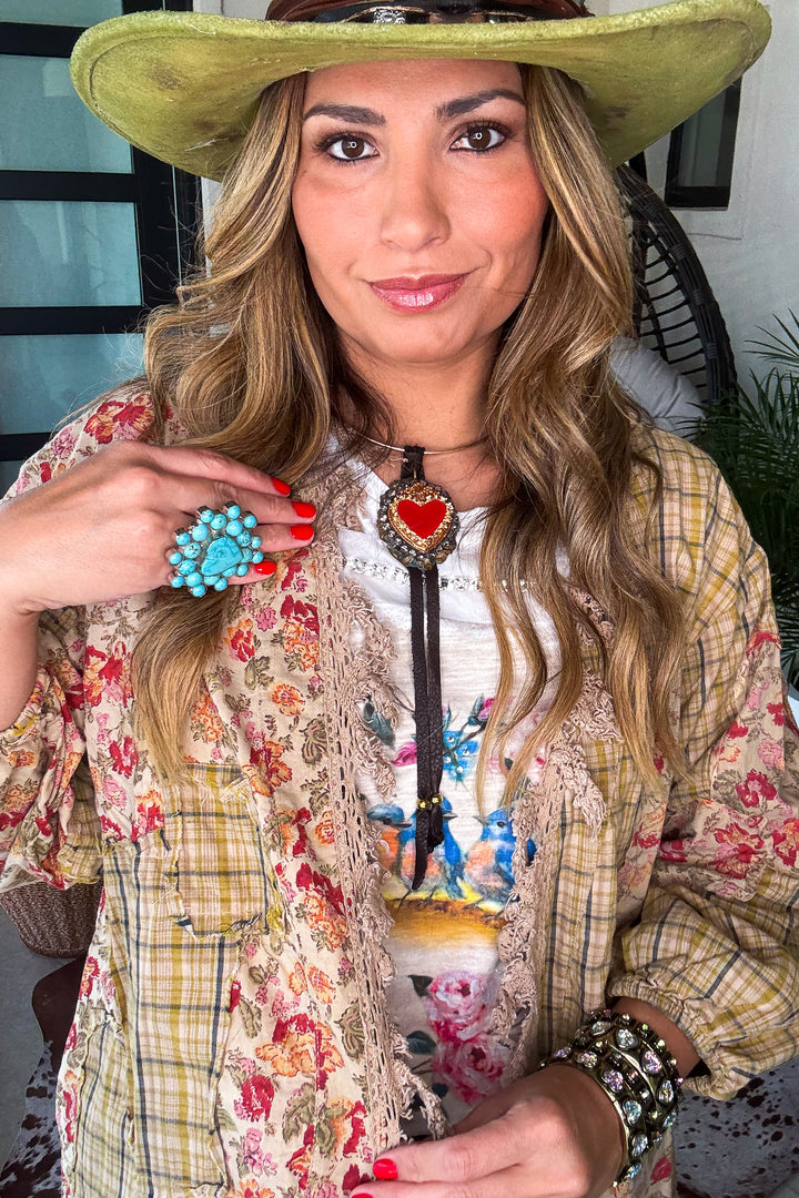 Wildflower Fountain Jacket - 100% Cotton