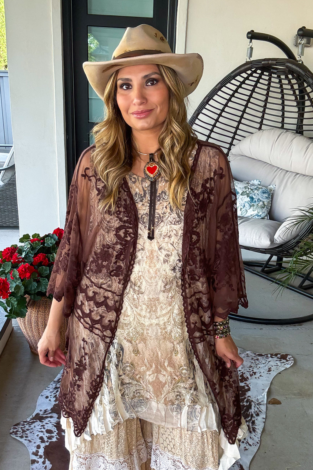 AHB EXCLUSIVE: Finding Perfection Kimono - Solid Brown