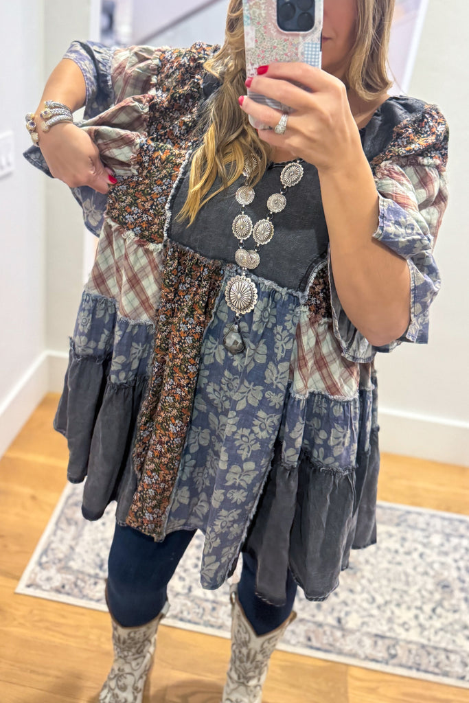 Ready As You Are Tunic/Dress - Black