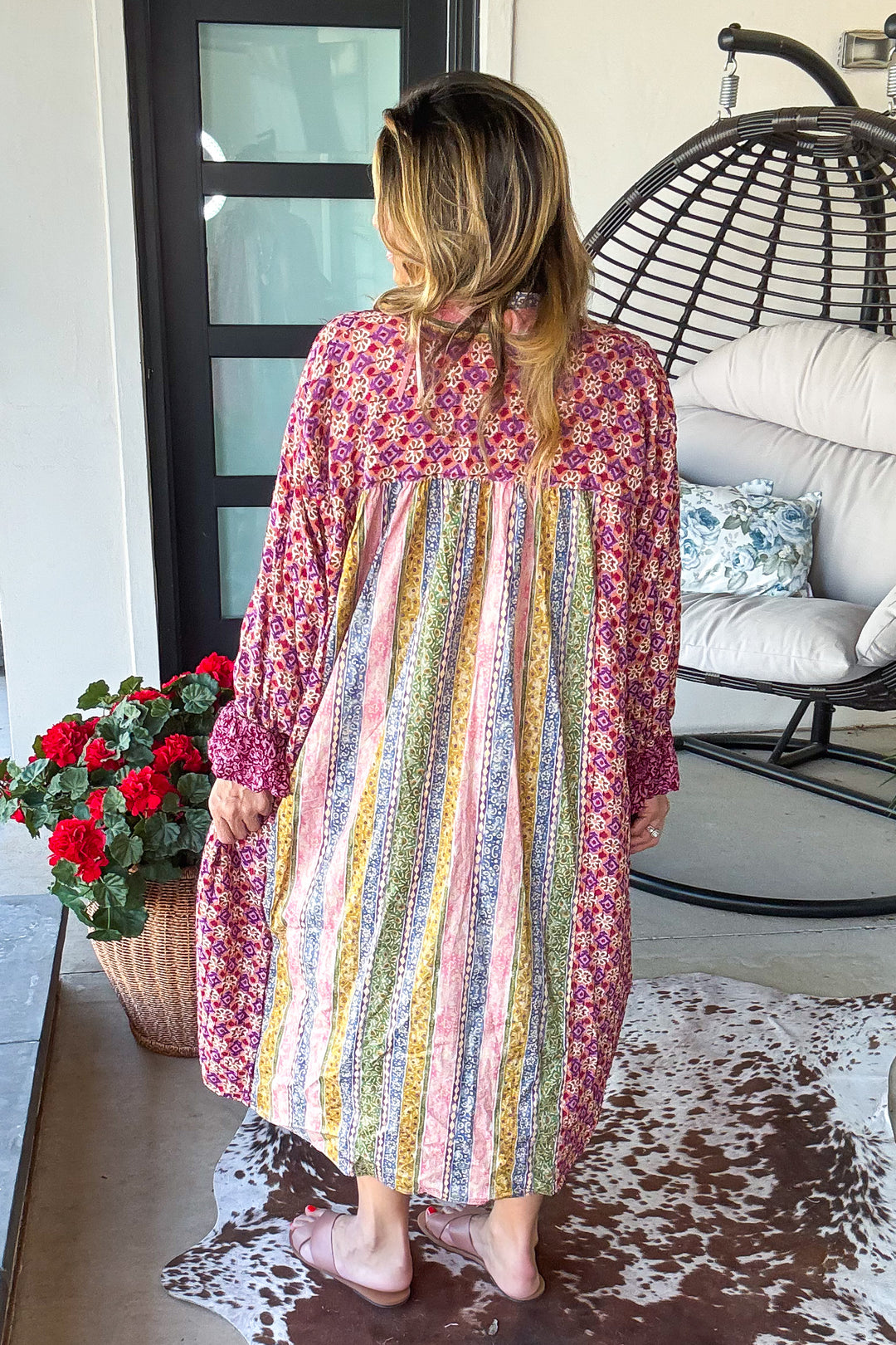 Electric Orchard Kimono - Magenta