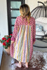 Electric Orchard Kimono - Magenta