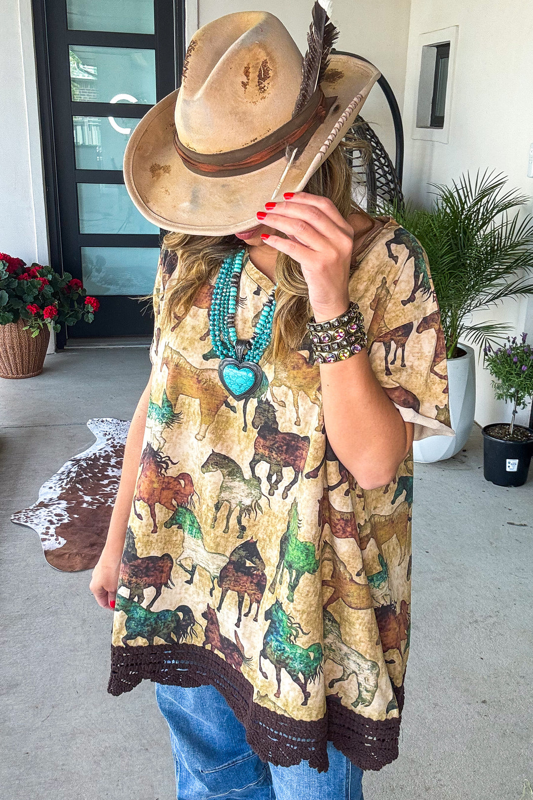 PRE ORDER: Desert Outlaw Distressed Hat - Handmade - Made in USA