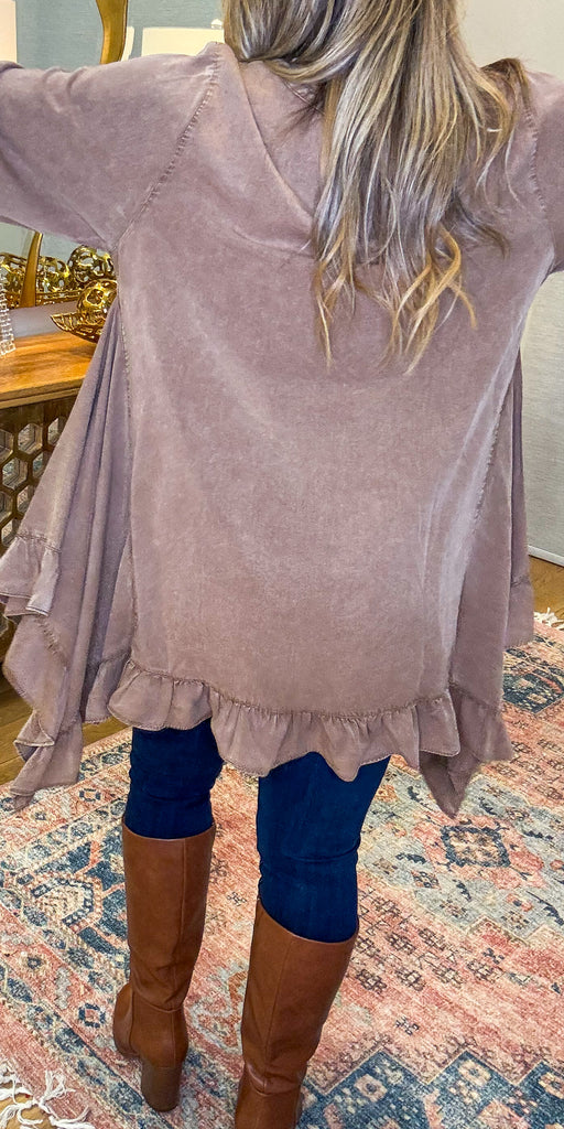 Meet Me At Sunset Oversized Tunic/Dress - Coyote