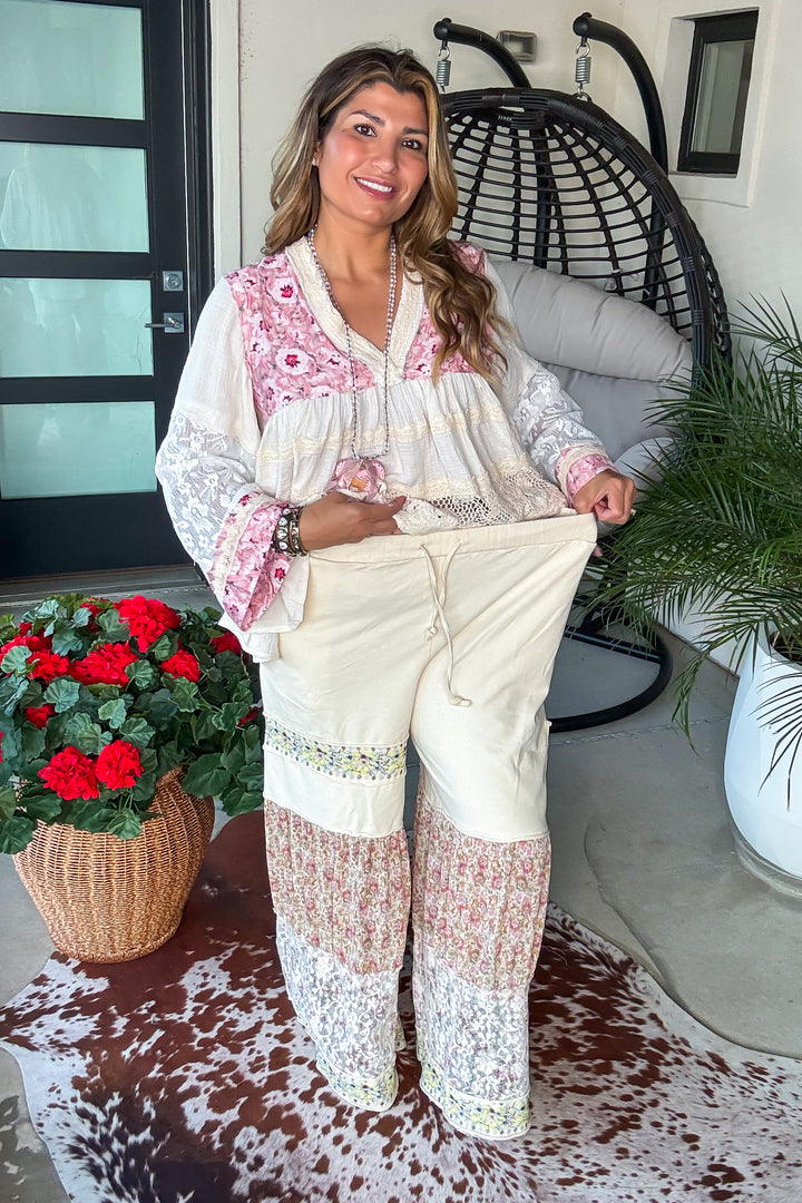 PRE ORDER: Canyon Echo Elastic Waist Oversized Pants - 100% Cotton