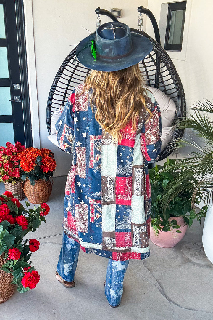 Stars and Stripes Forever Duster - Patch - 100% Cotton