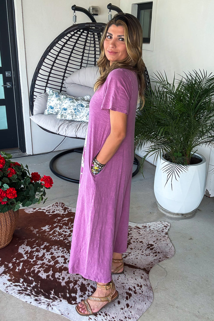 Our Lady of Fatima Dress - 100% Cotton - Dk. Mauve