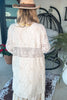 RESTOCK: Timeless Grace Lace Duster - 100% COTTON - MADE IN USA