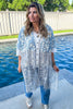 Open Skies Cardigan - 100% Cotton - Powder Blue - Made in USA