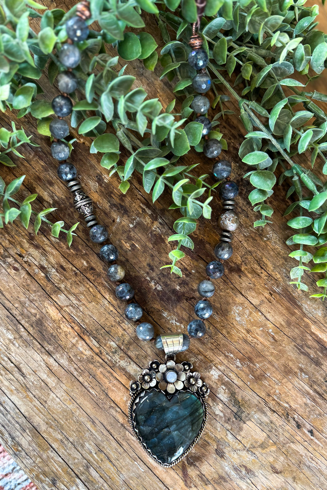 Handmade in Texas Labradorite Necklace