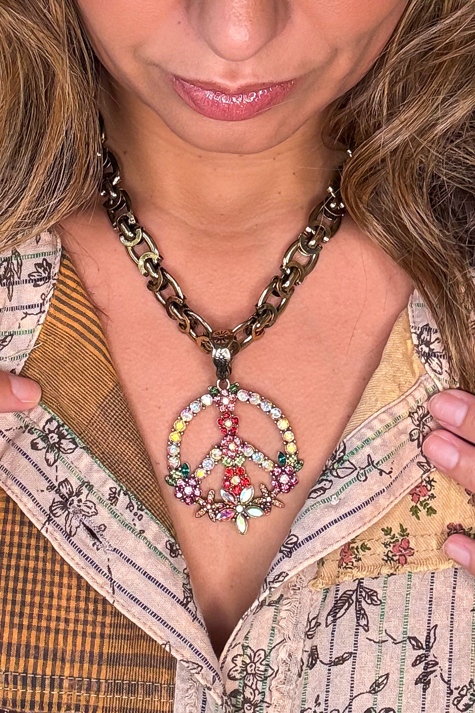 Peace Sign Necklace