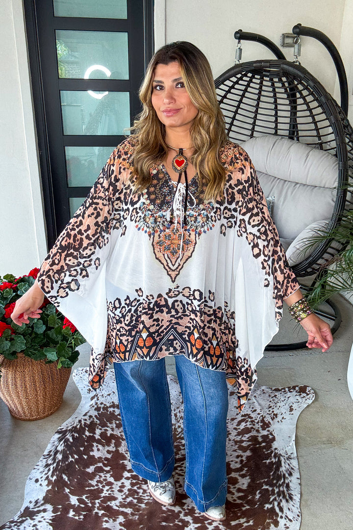 AHB EXCLUSIVE: Wild Thing Kaftan - Ivory