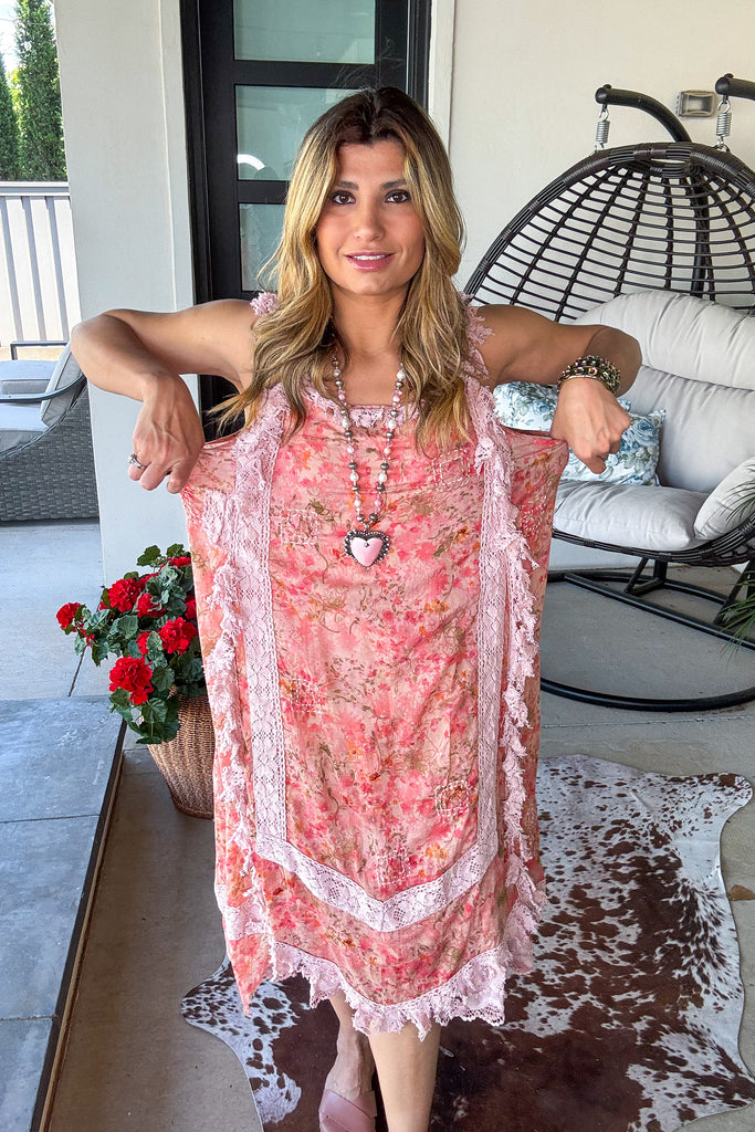 Ragtrim Wildflower Tank Dress - 100% Cotton - Floral