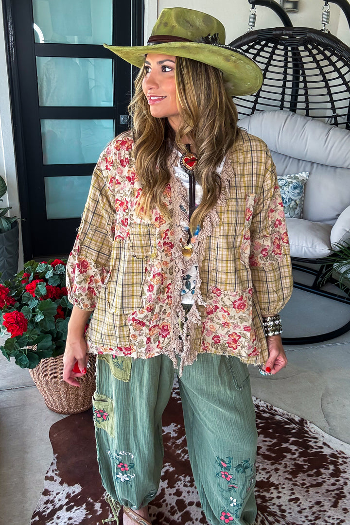 Wildflower Fountain Jacket - 100% Cotton