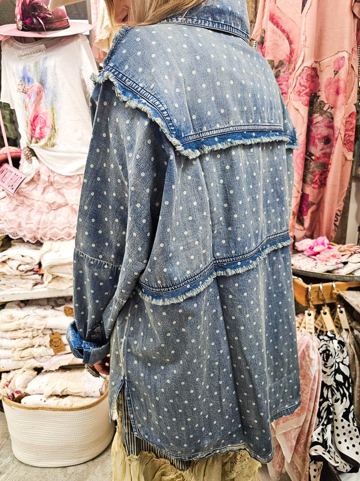 PRE ORDER: Starlight Patchwork Denim Shirt - 100% Cotton