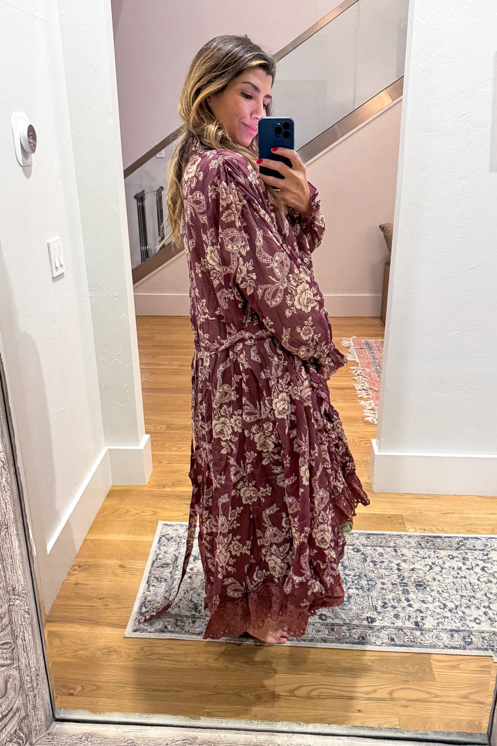 Whispering Blooms Duster - 100% Cotton