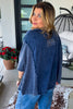 Midnight Tide Top - 100% Cotton - Navy