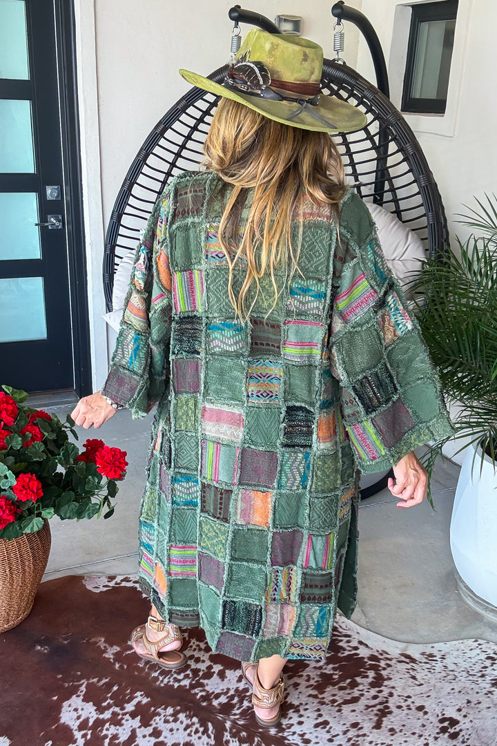 Patchwork of Many Colors Duster - 100% Cotton